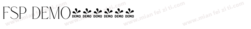 FSP DEMO字体转换